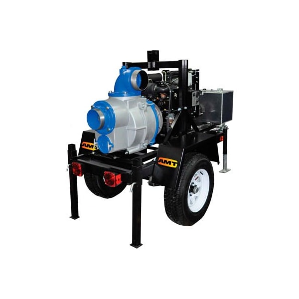 Springer Pumps AMT 5586-H6 6" Engine Driven Trash Pump-Skid, Honda V-Twin OHV, 1000gpm, Viton/SIC Seal, 6" In/Out 5586-H6 - main